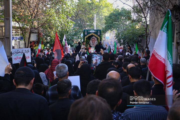 مراسم تشییع «مصباح الهدی باقری کنی»