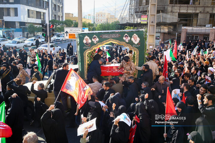 مراسم تشییع «مصباح الهدی باقری کنی»