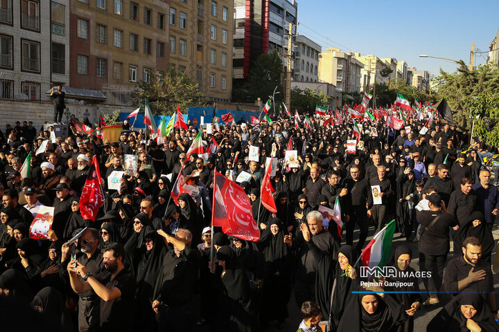 مراسم تشییع «مصباح الهدی باقری کنی»