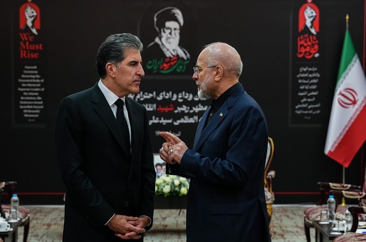 کردستان عراق , محمدباقر قالیباف , ریاست مجلس شورای اسلامی ایران , تشییع رهبر شهید , تشییع امام شهید , بدرقه آقای شهید ایران , تشییع آیت‌الله‌العظمی سید علی خامنه‌ای , 