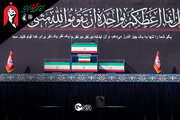 وداع مردم با پیکر مطهر رهبر شهید ایران در مصلی