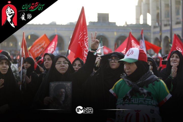 فریاد «انتقام، انتقام» در مصلای تهران؛ مطالبه خون‌خواهی رهبر شهید انقلاب