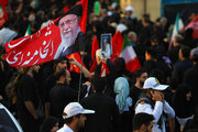 حضور فرزندان رهبر شهید انقلاب در مصلای تهران