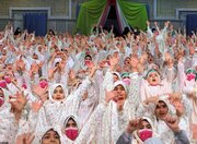 جشن تکلیف فرشته‌ها در جوار پیکر شهید انقلاب