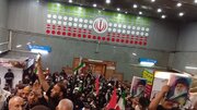 فیلم| خروش مردم عزادار در مسیر مصلای تهران