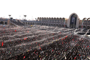Massive Crowds at Tehran’s Grand Mosalla Call for Vengeance at Ayatollah Khamenei Farewell