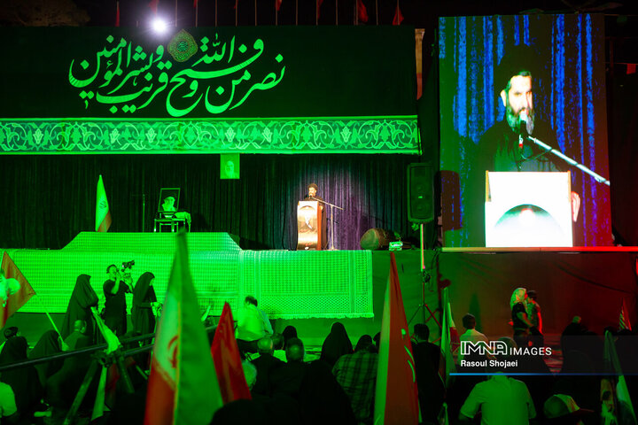 مراسم جاماندگان بدرقه آقای شهید ایران
