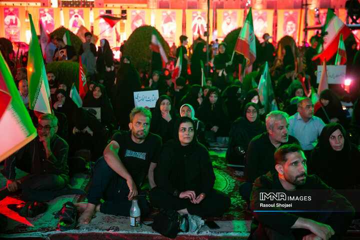 مراسم جاماندگان بدرقه آقای شهید ایران