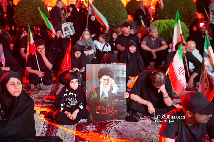 مراسم جاماندگان بدرقه آقای شهید ایران