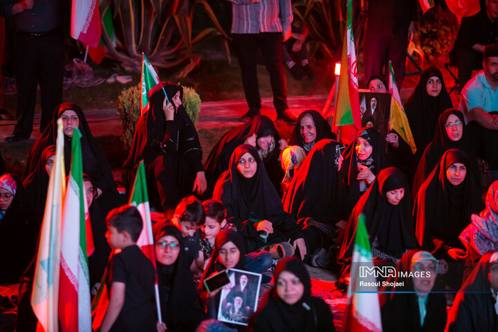 مراسم جاماندگان بدرقه آقای شهید ایران