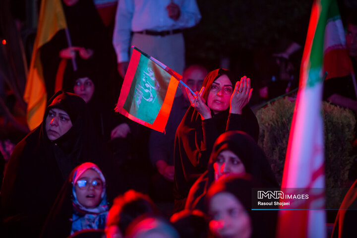 مراسم جاماندگان بدرقه آقای شهید ایران