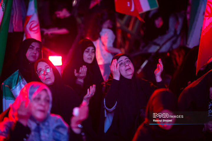 مراسم جاماندگان بدرقه آقای شهید ایران