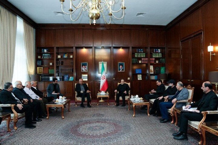 دیدار مسئولان گروه‌های مقاومت فلسطینی با وزیر امور خارجه جمهوری اسلامی ایران