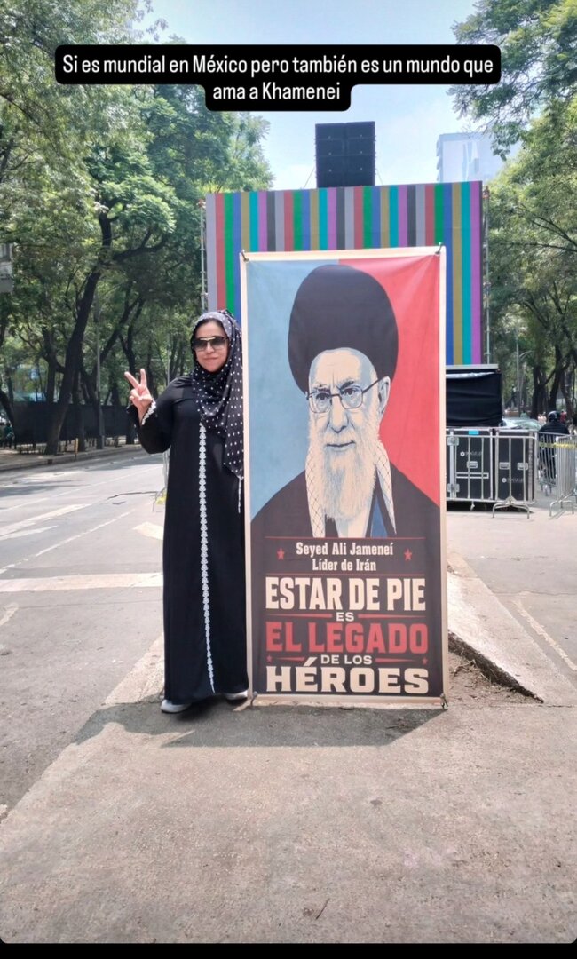 مکزیکیها برای امام شهید، مجلس وداع گرفتند