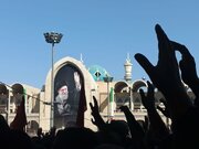 میدان‌داری نسل Z در مراسم تشییع پیکر رهبر شهید در تهران