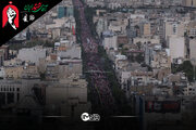 حضور محمد مخبر در مسیر تشییع پیکر رهبر شهید انقلاب