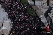 حضور اسحاق جهانگیری در مراسم تشییع رهبر شهید انقلاب