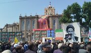 فیلم| مرکز تبریز میزبان اجتماع مردمی هم‌زمان با تشییع رهبر انقلاب اسلامی