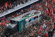 Millions Participate in Funeral Procession of Martyred Leader