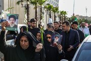 حضور معاون علمی، فناوری و اقتصاد دانش بنیان رئیس‌جمهور در مراسم تشییع پیکر مطهر رهبر شهید