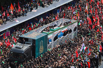 Millions Join Funeral Procession of Martyred Leader