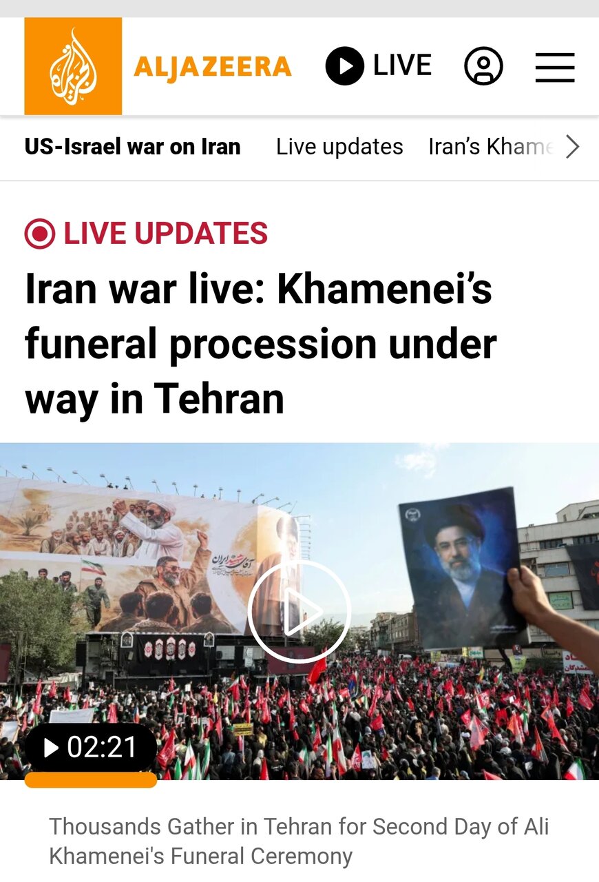 پرچمهای سرخرنگ مراسم تشییع نماد فراخوان برای انتقام است