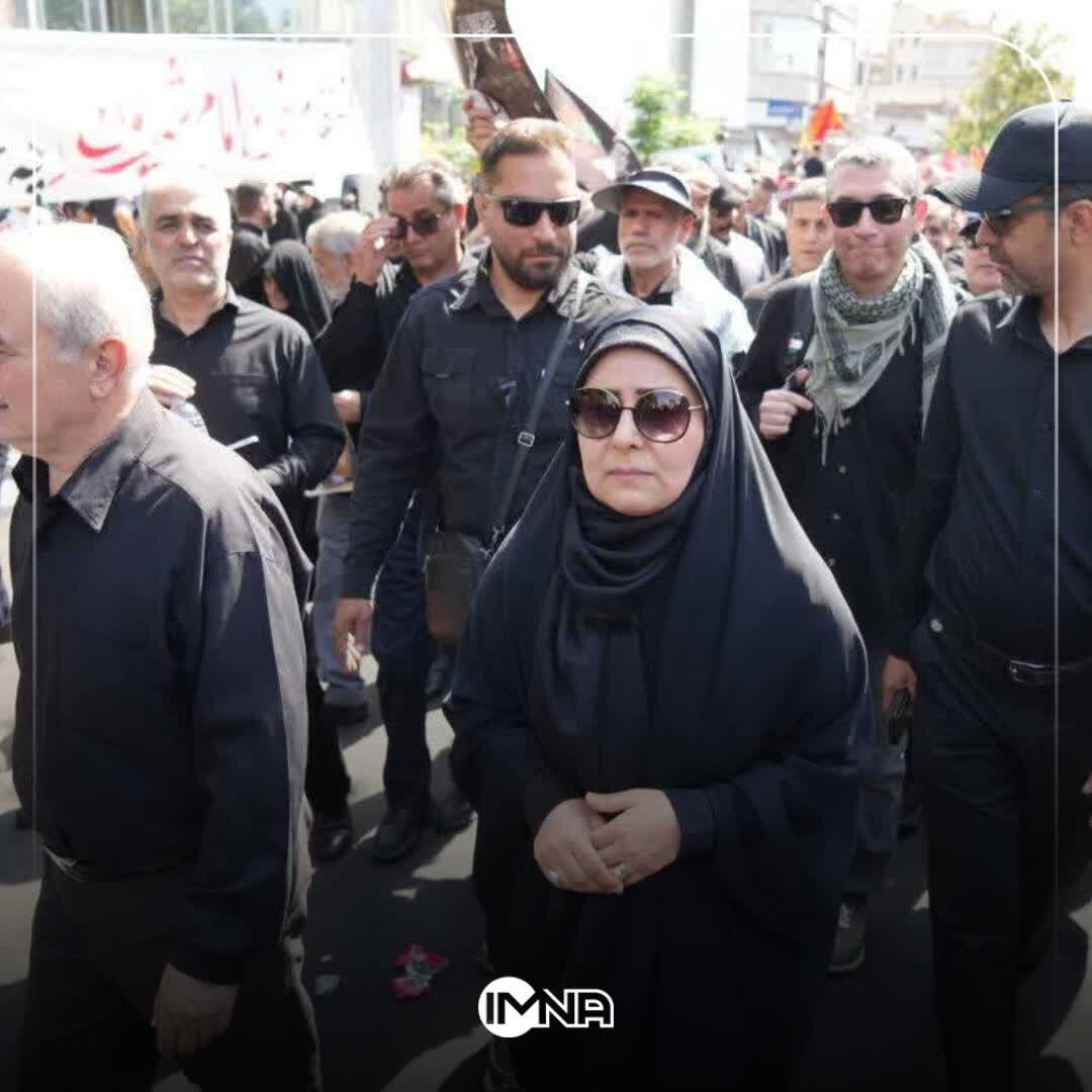 حضور وزیر راه و شهرسازی در مراسم تشییع پیکر رهبر شهید ایران