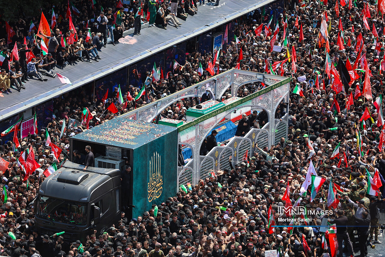 Millions Join Funeral Procession of Martyred Leader