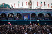 Funeral Procession for Ayatollah Khamenei Draws milions in Qom
