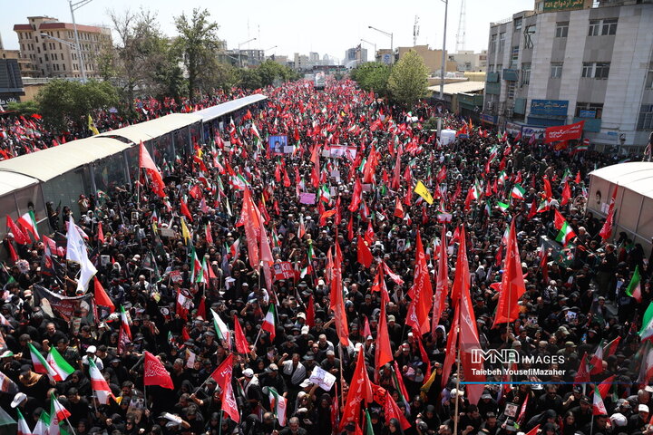مراسم تشییع پیکر مطهر رهبر شهید انقلاب در تهران