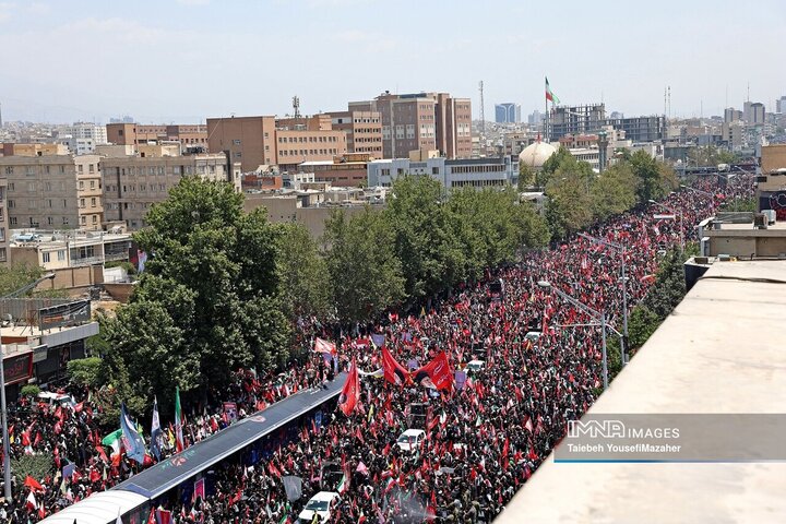 مراسم تشییع پیکر مطهر رهبر شهید انقلاب در تهران