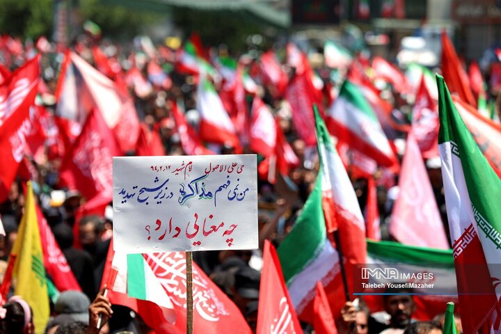 مراسم تشییع پیکر مطهر رهبر شهید انقلاب در تهران