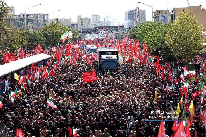 مراسم تشییع پیکر مطهر رهبر شهید انقلاب در تهران