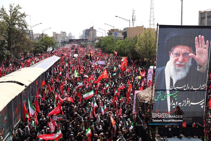 مراسم تشییع پیکر مطهر رهبر شهید انقلاب در تهران