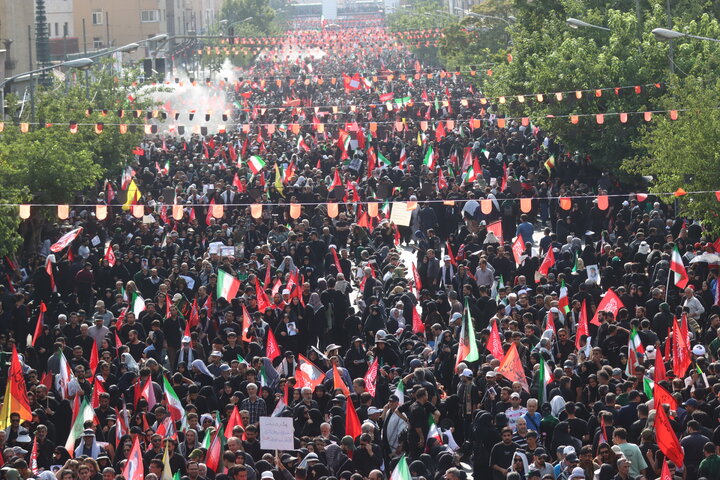 مراسم تشییع پیکر مطهر رهبر شهید انقلاب در تهران