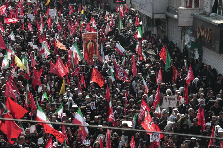 مراسم تشییع پیکر مطهر رهبر شهید انقلاب در تهران