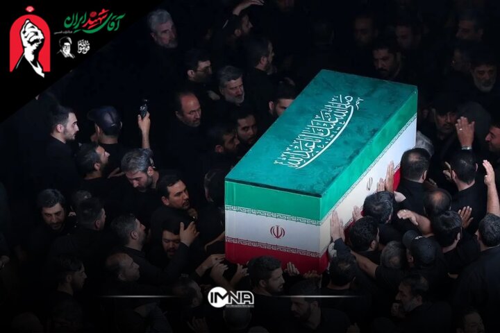 تشییع پیکرهای مطهر امام مجاهد شهید و خانواده ایشان در قم