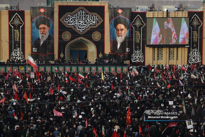 مراسم تشییع پیکر مطهر رهبر شهید انقلاب در جمکران