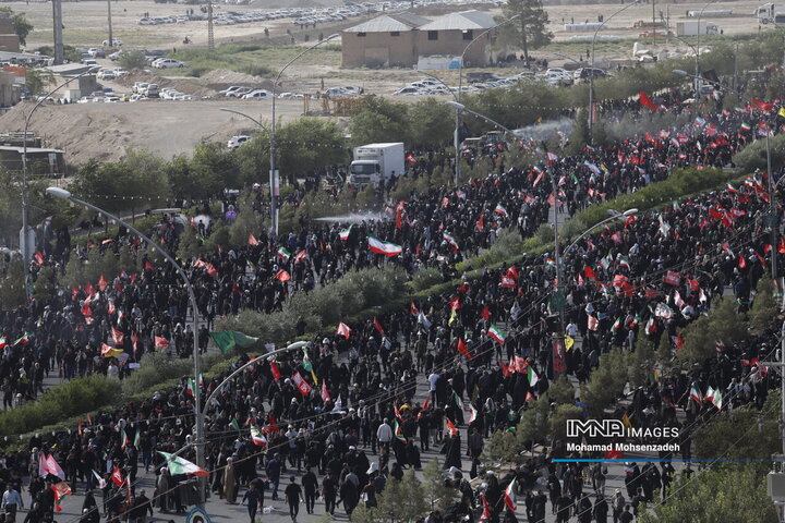 مراسم تشییع پیکر مطهر رهبر شهید انقلاب در جمکران