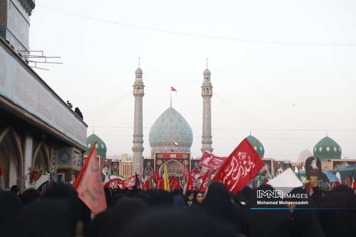 مراسم تشییع پیکر مطهر رهبر شهید انقلاب در جمکران