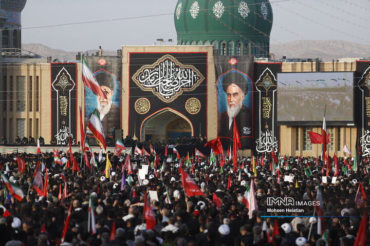 مراسم تشییع پیکر مطهر رهبر شهید انقلاب در جمکران