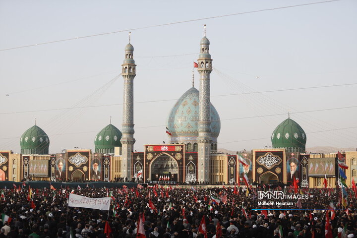 مراسم تشییع پیکر مطهر رهبر شهید انقلاب در جمکران