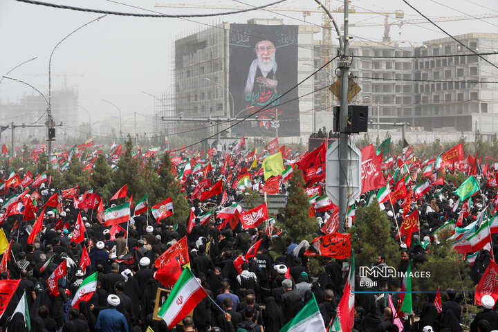 مراسم تشییع پیکر مطهر رهبر شهید انقلاب - قم