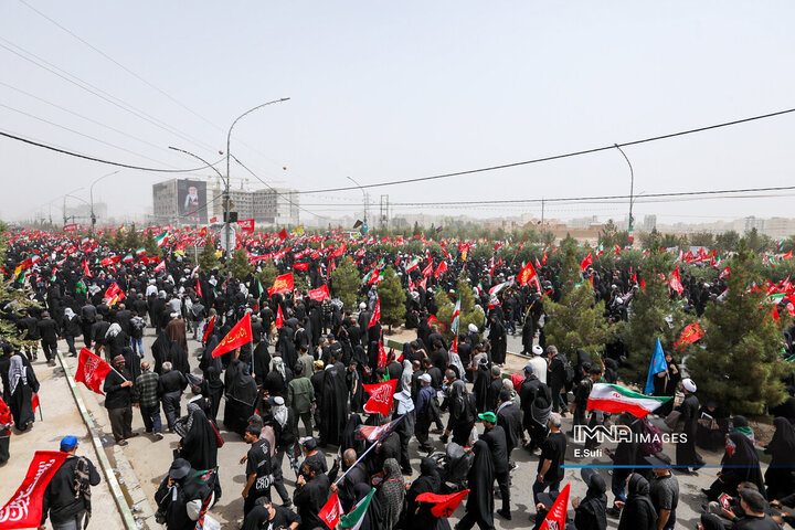 مراسم تشییع پیکر مطهر رهبر شهید انقلاب - قم