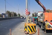 اجرای طرح‌های ترافیکی منطقه ۷ شهرداری اصفهان برای افزایش ایمنی معابر
