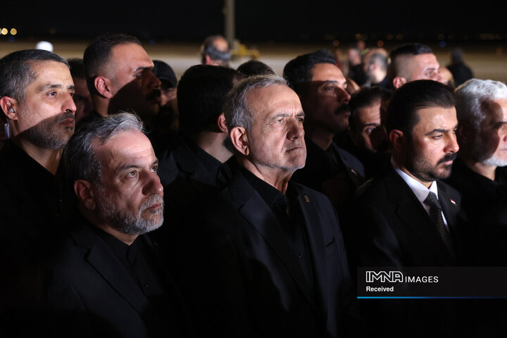 آیین رسمی استقبال از پیکر مطهر رهبر شهید انقلاب اسلامی