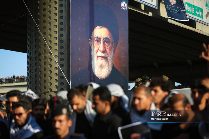 مراسم تشییع آقای شهید ایران در نجف اشرف