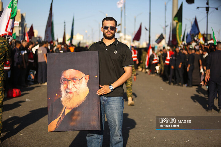 مراسم تشییع آقای شهید ایران در نجف اشرف