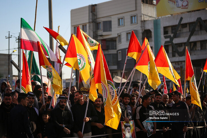 مراسم تشییع آقای شهید ایران در نجف اشرف