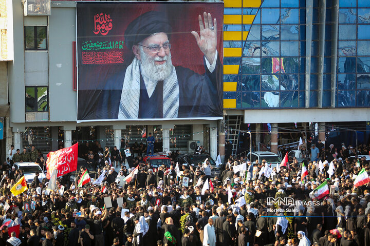 مراسم تشییع آقای شهید ایران در نجف اشرف